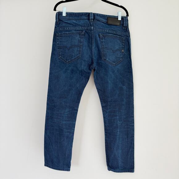 Diesel Jeans Mens 29 Blue Thavar Slim Skinny 3D Denim Made in Italy 26'' Inseam - Picture 6 of 15